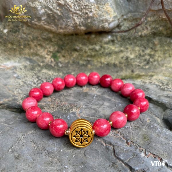 Vòng Đá Ruby Hồng Mang Lại May Mắn Tài Lộc - VT04