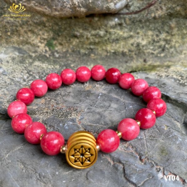 Vòng Đá Ruby Hồng Mang Lại May Mắn Tài Lộc - VT04