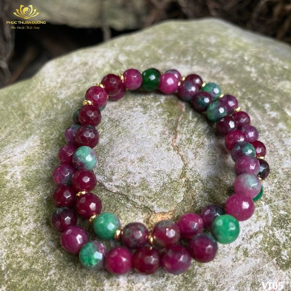Vòng Đá Ruby Mix Kiêu Sa, Quý Phái Cho Nữ