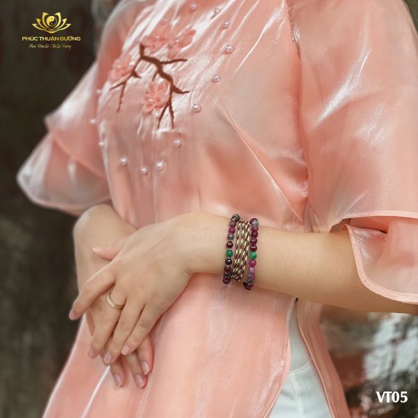 Vòng Đá Ruby Mix Kiêu Sa, Quý Phái Cho Nữ