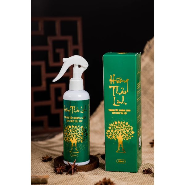 Xịt Thơm Phòng Hương Thảo Linh Thanh Tẩy Không Gian, Thu Hút Tài Lộc